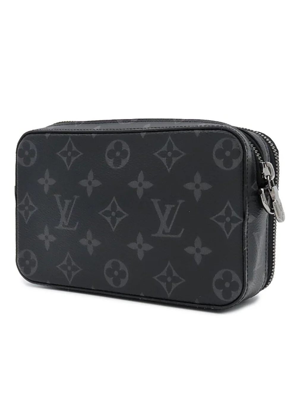Louis Vuitton Alpha Wearable Wallet Black Monogram Eclipse Shoulder Bag